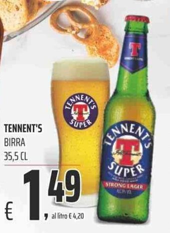 Coop Tennent's Birra 35,5 cl offerta