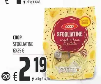 Coop Sfogliatine 6 x 25 g