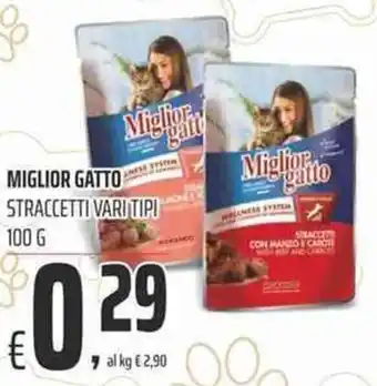 Coop Miglior Gatto Straccetti 100 g offerta
