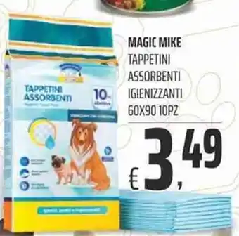 Coop Magic Mike Tappetini Assorbenti Igienizzanti 60 x 90 10 pz offerta