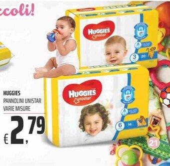 Coop Huggies Pannolini Unistar offerta