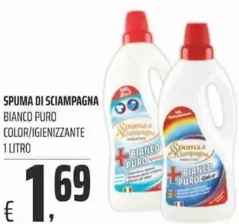 Coop Spuma di Sciampagna Bianco Puro Color/Igienizzante 1 Litro offerta