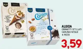 Gran Risparmio Algida Cornetti Stellati Caruso/Vitale 4 pezzi offerta