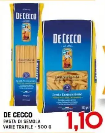 Gran Risparmio De Cecco Pasta Di Semola 500 g offerta