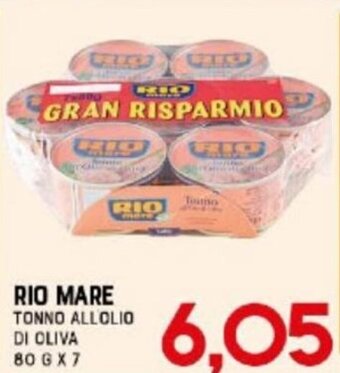 Gran Risparmio Rio Mare Tonno All'Olio Di Oliva 80 g x 7 offerta