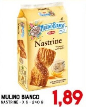 Gran Risparmio Mulino Bianco Nastrine x 6 - 240 g offerta