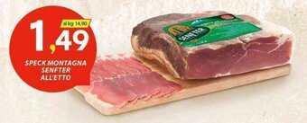 Vivo Supermercati Speck Montagna Senfter All'etto offerta