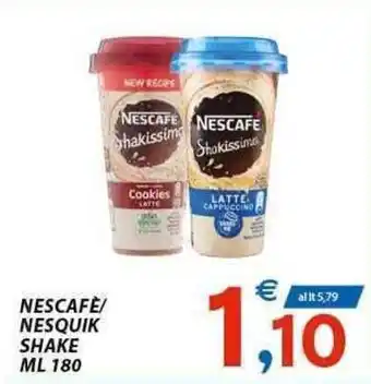 Vivo Supermercati Nescafe/Nesquik Shake 180 ml offerta