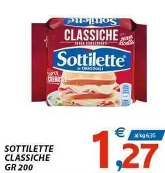 Vivo Supermercati Sottilette Classiche 200 gr offerta