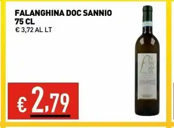 Ingrande Falanghina doc sannio 75 cl offerta
