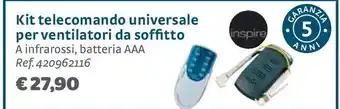 Telecomando universale inspire