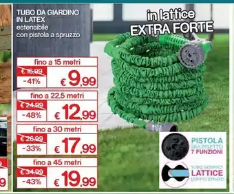 Satur Tubo da giardino in latex offerta