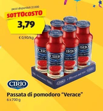 ALDI Passata di pomodoro "verace" offerta