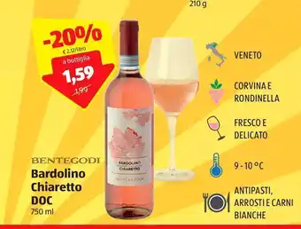 ALDI Bardolino chiaretto doc offerta