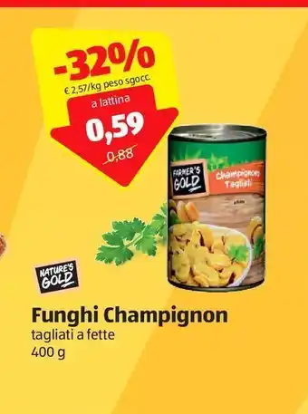 ALDI Funghi champignon offerta