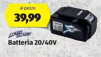 ALDI Batteria 20/ 40 v offerta