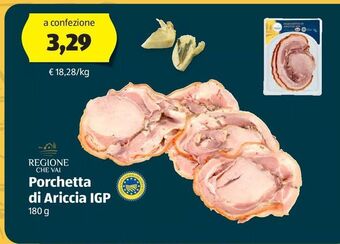 ALDI Porchetta di ariccia igp offerta