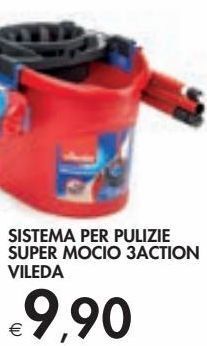 Bennet Sistema per pulizie super mocio 3action vileda offerta