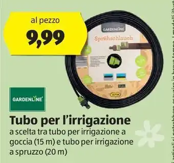ALDI Tubo per l'irrigazione offerta