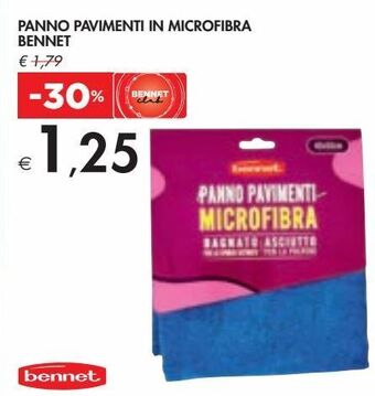 Bennet Panno pavimenti in microfibra bennet offerta