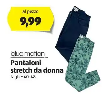 ALDI Pantaloni stretch da donna offerta