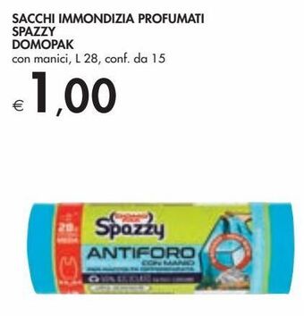 Bennet Sacchi immondizia profumati spazzy domopak offerta