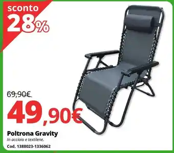 Brico Io Poltrona gravity offerta