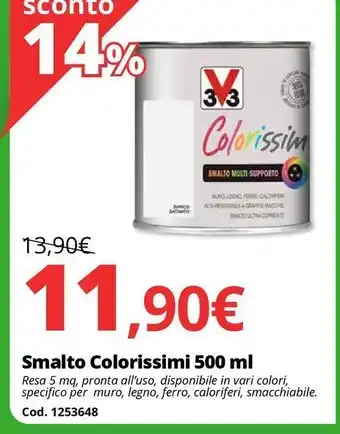 Brico Io Smalto colorissimi 500 ml offerta