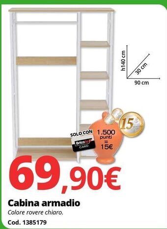 Brico Io Cabina armadio offerta