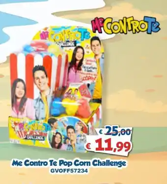 Me contro te pop corn challenge
