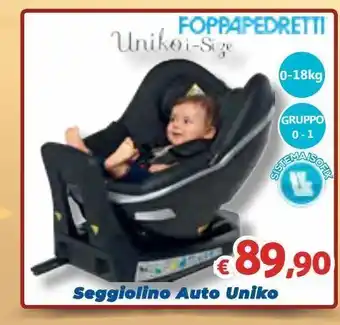 Seggiolino auto uniko foppapedretti