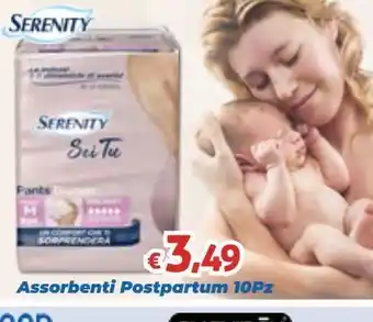 Villabebè Assorbenti pospartum 10 pz serenity offerta