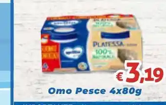 Omogeneizzato di pesce 4x80 g