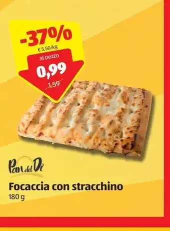 ALDI Focaccia con stracchino pan del di 180g offerta