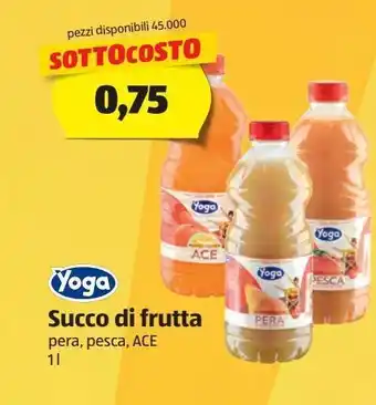 ALDI Succhi di frutta yoga pera, pesca, ace 1 l offerta