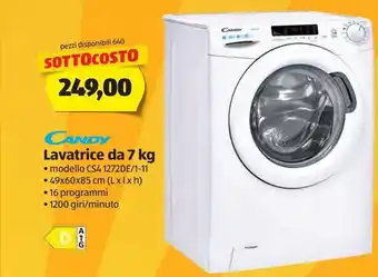 ALDI Lavatrice candy da 7 kg offerta