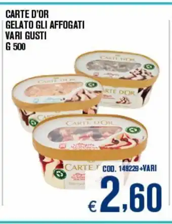 Adhoc Gelato gli affogati carte d'or offerta