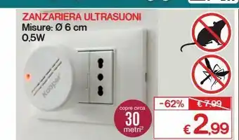 Satur Zanzariera ultrasuoni offerta