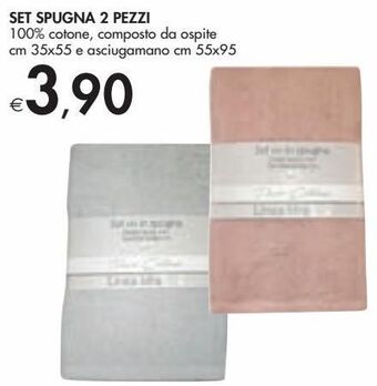 Bennet Set spugna 2 pezzi offerta
