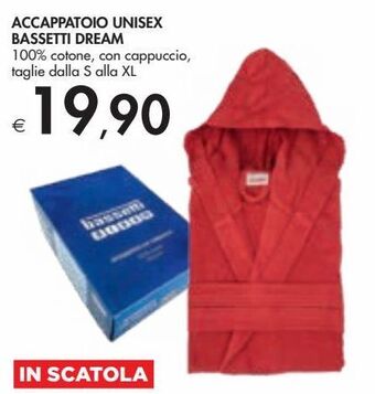 Bennet Accappatoio unisex bassetti dream offerta