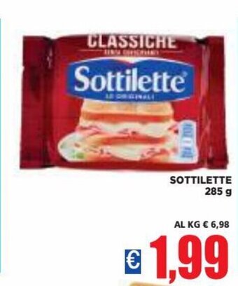 Vivo Supermercati Sottilette 285 g offerta