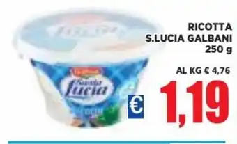 Vivo Supermercati Galbani S.Lucia Ricotto 250 g offerta