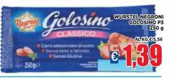 Negroni Golosino P3 Wurstel 250 g