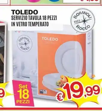 Toledo servizio piatti 18 pezzi toledo