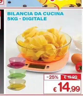 Satur Bilancia da cucina 5 kg digitale offerta