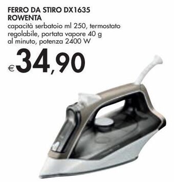 Bennet Ferro da stiro dx1635 rowenta offerta