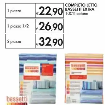 Bennet Completo letto bassetti extra offerta