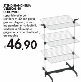 Bennet Stendibiancheria vertical 40 colombo offerta