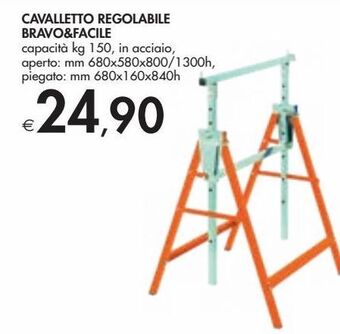 Bennet Cavalletto regolabile bravo&facile offerta