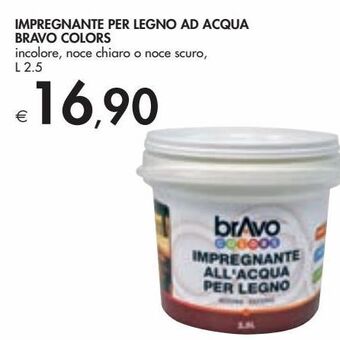 Bennet Impregnante per legno ad acqua bravo colors offerta